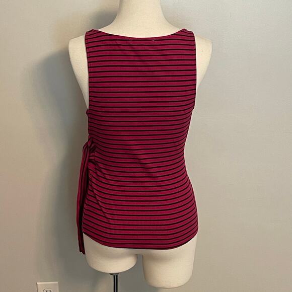 NWT Express Women’s Striped Wrap Tank‎ - Picture 2 of 7